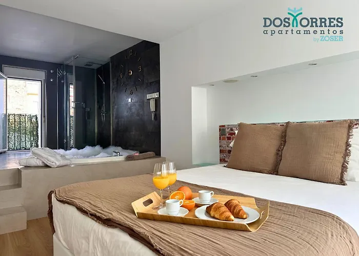 Apartment Dos Torres Edoras Con Jacuzzi Privado Y Parking Gratuito En El Centro *